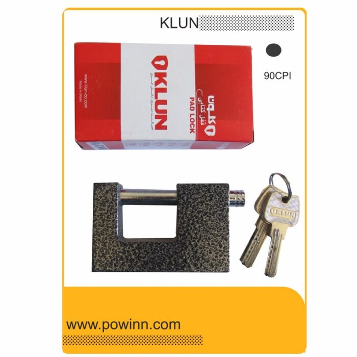 قفل کتابی کلون فولادی کد 90CPI کامپیوتری کلید آهنی - تصویر 1