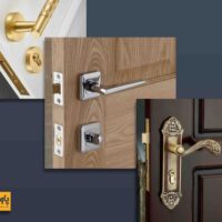 رنگ های مختلف دستگیره درب