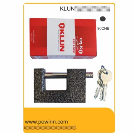 قفل کتابی کلون فولادی کد 90CNB کلید ساده برنجی